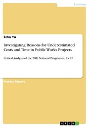 Investigating Reasons for Underestimated Costs and Time in Public Works Projects