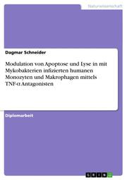 Modulation von Apoptose und Lyse in mit Mykobakterien infizierten humanen Monozyten und Makrophagen mittels TNF- Antagonisten - Cover