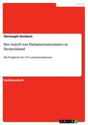 Der Anteil von Parlamentarierinnen in Deutschland