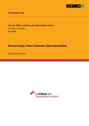 Review Essay: Poor Economics (Banerjee/Duflo)