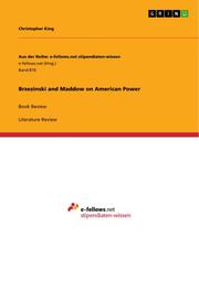 Brzezinski and Maddow on American Power