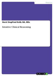 Intuitive Clinical Reasoning - Cover