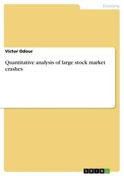 Quantitative analysis of large stock market crashes