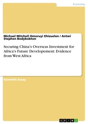 Securing China's Overseas Investment for Africa's Future Developement: Evidence from West Africa