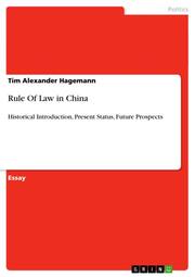 Rule Of Law in China