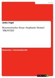 Rezensorischer Essay: Stephanie Deimel 'FRONTEX'