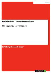 On Security Governance