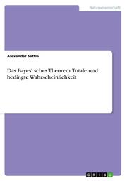 Das Bayes' sches Theorem.Totale und bedingte Wahrscheinlichkeit