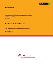 Total Vehicle Sales Forecast