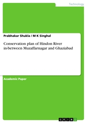 Conservation plan of Hindon River in-between Muzaffarnagar and Ghaziabad - Cover