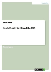 Death Penalty in GB and the USA