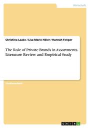The Role of Private Brands in Assortments.Literature Review and Empirical Study - Cover