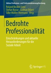 Bedrohte Professionalität - Cover