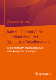 Transkription von Video- und Filmdaten in der Qualitativen Sozialforschung - Cover