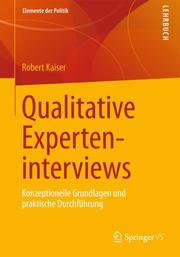 Qualitative Experteninterviews - Cover