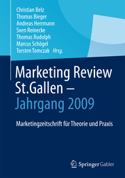 Marketing Review St.Gallen - Jahrgang 2009 - Cover