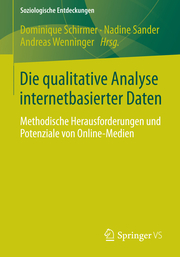 Die qualitative Analyse internetbasierter Daten - Cover