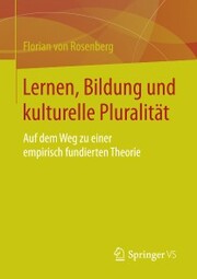 Lernen, Bildung und kulturelle Pluralität - Cover
