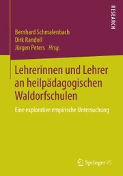 Lehrerinnen und Lehrer an heilpädagogischen Waldorfschulen - Cover