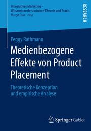 Medienbezogene Effekte von Product Placement - Cover