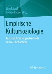 Empirische Kultursoziologie - Cover