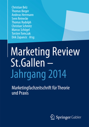 Marketing Review St.Gallen - Jahrgang 2014 - Cover