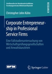 Corporate Entrepreneurship in Professional Service Firms - Cover