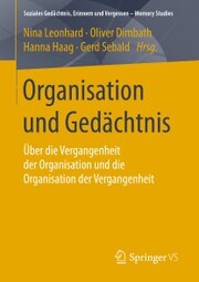 Organisation und Gedächtnis - Cover