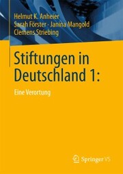 Stiftungen in Deutschland 1: - Cover