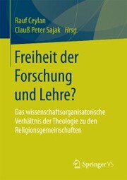 Freiheit der Forschung und Lehre? - Cover