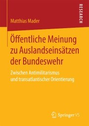 Öffentliche Meinung zu Auslandseinsätzen der Bundeswehr - Cover