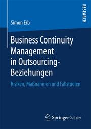 Business Continuity Management in Outsourcing-Beziehungen - Cover