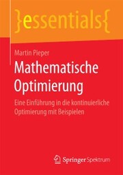 Mathematische Optimierung - Cover