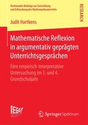 Mathematische Reflexion in argumentativ geprägten Unterrichtsgesprächen - Cover