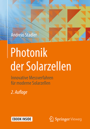 Photonik der Solarzellen - Cover