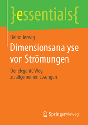 Dimensionsanalyse von Strömungen - Cover