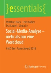 Social-Media-Analyse - mehr als nur eine Wordcloud - Cover