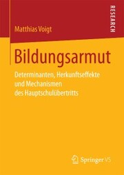 Bildungsarmut - Cover