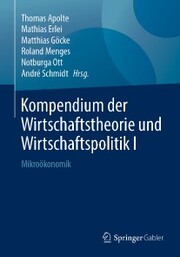 Kompendium der Wirtschaftstheorie und Wirtschaftspolitik I - Cover