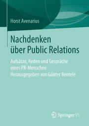 Nachdenken über Public Relations - Cover