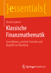 Klassische Finanzmathematik - Cover