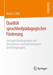 Qualität sprachheilpädagogischer Förderung - Cover