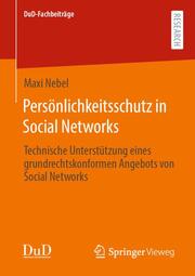 Persönlichkeitsschutz in Social Networks - Cover