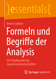 Formeln und Begriffe der Analysis - Cover