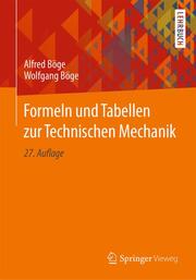 Formeln und Tabellen zur Technischen Mechanik - Cover
