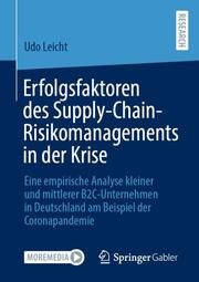 Erfolgsfaktoren des Supply-Chain-Risikomanagements in der Krise - Cover