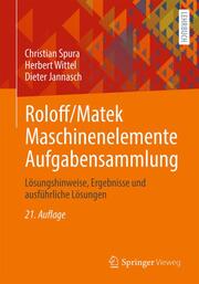 Roloff/Matek Maschinenelemente Aufgabensammlung - Cover