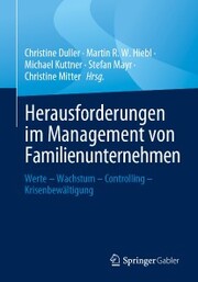 Herausforderungen im Management von Familienunternehmen - Cover