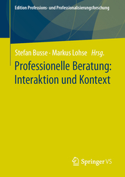 Professionelle Beratung: Interaktion und Kontext - Cover