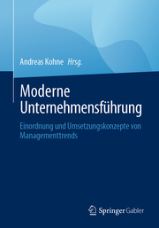 Moderne Unternehmensführung - Cover